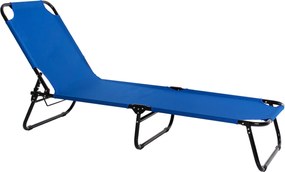 ΞΑΠΛΩΣΤΡΑ ΜΕΤΑΛΛΙΚΗ KALYNDA ΜΑΥΡΗ ΜΕ ΜΠΛΕ ΥΦΑΣΜΑ HM5278