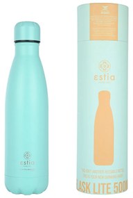 Estia 01-18023 Flask Lite Ανακυκλώσιμο Μπουκάλι Θερμός Ανοξείδωτο BPA Free BERMUDA GREEN THERMOS 500ml