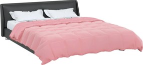 vidaXL Χειμερινό Παπλωματοθήκη 200 x 200 cm Χειμώνας Ροζ Αναπνεύσιμο