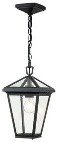 Κρεμαστό Φωτιστικό Οροφής E27 60W IP44 Μαύρο Alford Place QN-ALFORD-PLACE8-S-MB Elstead QN-ALFORD-PLACE8-S-MB Μαύρο