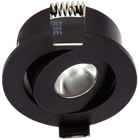 Σποτ Χωνευτό Mini VK/04126/B/C Φ5,2cm Led 150Lm 3W 4000K Black VKLed Round