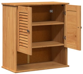 vidaXL Κρεμαστό Ντουλάπι Μπάνιου Μέλι καφέ 67.5 x 34 x 71.5 εκ