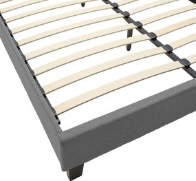 Κρεβάτι Mago pakoworld ύφασμα ανθρακί 160x200εκ