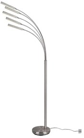 Φωτιστικό Δαπέδου Reed R41031507 5x3,5W Led 30x195cm Nickel Mat RL Lighting Μέταλλο