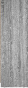 vidaXL Ντουλάπι Μπάνιου Γκρι Sonoma 30x30x95 εκ. Επεξεργασμένο Ξύλο