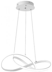 Φωτιστικό Led Οροφής 50W 4000K Φ60cm 1m Λευκό HLL-0164 POWERTECH HLL-0164
