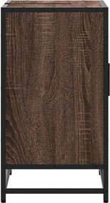 vidaXL ντουλάπι νιπτήρα μπάνιου καφέ δρυς 65x33x60 cm