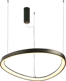 Φωτιστικό Οροφής LED 3 CCT Aca Harmony BR97LEDP40BKCCT Black