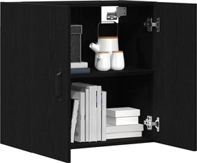 vidaXL Ντουλάπι Τοίχου Μαύρο Δρυς 60x31x60 εκ. από Τεχνητό Ξύλο