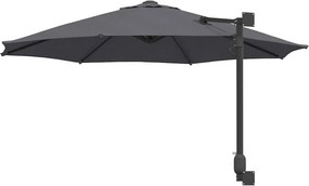vidaXL Ομπρέλα Κήπου Ανθρακί 248 x 248 x 148 εκ.