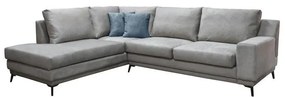 Corner Sofa Contessa Fylliana Left Corner Grey - Turquoise 272x220x93 cm