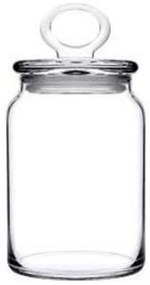 Βάζο Αποθήκευσης Kitchen SP96762G1 Φ8x14cm 860ml Clear Espiel Glass
