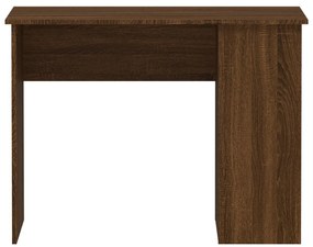 vidaXL Γραφείο Καφέ Δρυς 100x55x75 εκ. από Επεξεργασμένο Ξύλο