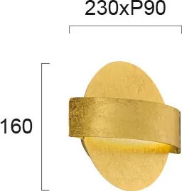 Απλίκα Τοίχου LED Viokef Koben 4217000