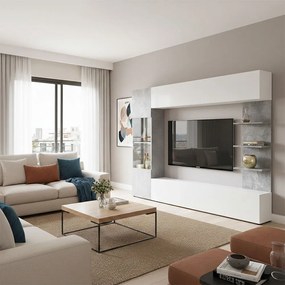 Σύνθετο σαλονιού Lazando-Λευκό