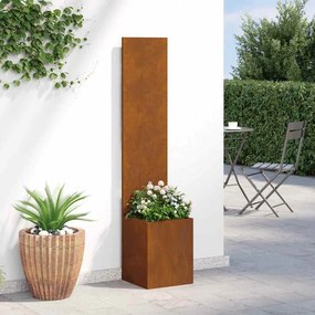 vidaXL Οθόνη Ιδιωτικότητας Κήπου Σκ rusty 32 x 32 x 150 εκ