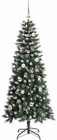 vidaXL Τεχνητό Χριστουγεννιάτικο Δέντρο με 150 LED Πράσινο 150 cm