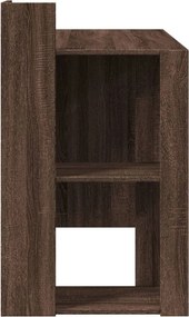vidaXL Γραφείο Καφέ Δρυς 103,5x56,5x94 εκ. από Επεξεργασμένο Ξύλο