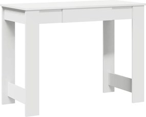Γραφείο vidaXL Λευκό 100x45x75 cm Κατασκευασμένο ξύλο