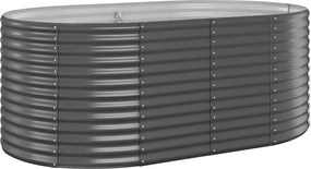 vidaXL Ζαρντινιέρα Ανθρακί 175x100x68εκ Γαλβανισμένος χάλυβας