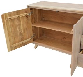 Μπουφές Emira Μασίφ Ξύλο Ακακίας σε Φυσικό 200x40x80εκ. 200x40x80 εκ.