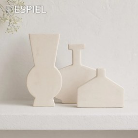 ΒΑΖΟ ΚΕΡΑΜ. ΠΛΑΚΕ ΜΠΕΖ-GOLD PATINA 34X7X23ΕΚ