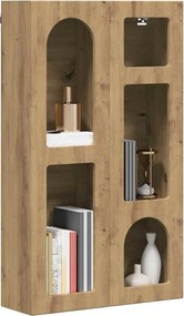 vidaXL Κρεμαστό ντουλάπι με ράφι Artisan Oak 59 x 20 x 100 εκ