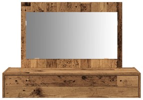 vidaXL Τοίχου Καθρέφτης - Βιντεο Ξύλου - 100x40x70 εκ.