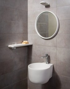 Pindos White Gloss 31x40 - Νιπτηρας Μπανιου