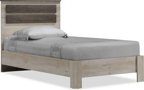 Κρεβάτι OLYMPUS pakoworld σε χρώμα castillo-toro 100x200εκ