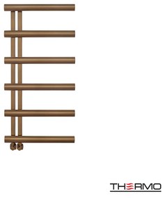 Θερμαινόμενη Πετσετοκρεμάστρα H100x50cm Antique Brass Υδραυλική/Ηλεκτρική Λειτουργία AISI 304 Thermo Accent ACC10050-221