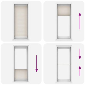 vidaXL Σύστημα Σκίασης Πλισέ Κρεμ 70 x 200 εκ.
