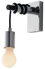 Φωτιστικό Τοίχου - Απλίκα I-Admiral-AP1 Chrome Luce Ambiente Design Μέταλλο,Ύφασμα