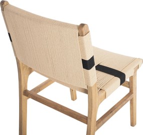 ΚΑΡΕΚΛΑ RUBBERWOOD ΚΑΙ ΣΧΟΙΝΙ ΣΕ ΦΥΣΙΚΟ RUSTIC 50x60x88Yεκ.HM9323.01