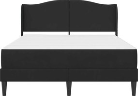vidaXL Σκελετός Κρεβατιού 2 τμχ. Μαύρο 120 x 190 cm Βελούδο