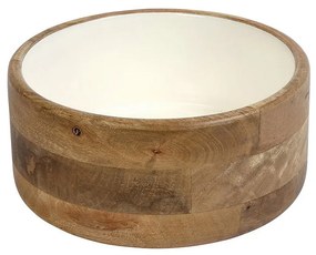 Διακοσμητικό Μπωλ (Φ24.5x11) Espiel Μάνγκο Λευκό AKB111