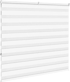 vidaXL Ζέβρα τυφλή Καφέ Πλάτος υφάσματος 150,9 εκ. Πολυεστέρας