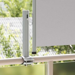 vidaXL Σκίαστρο Πλαϊνό Συρόμενο Βεράντας Γκρι 60 x 300 εκ.