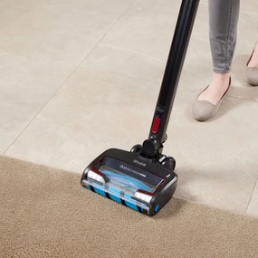 Σκούπα όρθια Ninja IZ300EUT, 309W, 0,7 l, 3 ταχύτητες, αυτονομία έως 60 λεπτά, HEPA, LED Smart display, φωτεινή ένδειξη βούρτσας, Μαύρο/κόκκινο