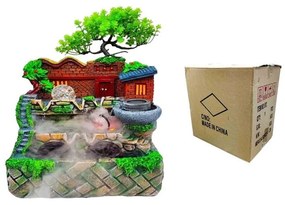 Διακοσμητικό Συντριβάνι Feng Shui - Resin craft bonsai running water ornament