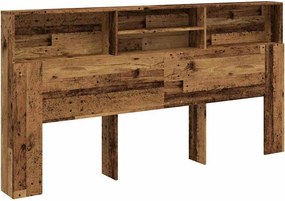 vidaXL Κεφαλάρι Με Αποθηκευτικό Χώρο 200x19x103,5 εκ. Επεξ. Ξύλο