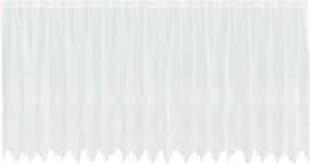 vidaXL Κουρτίνα Δαντέλας Λευκό 140 x 500 cm Πολυεστέρας