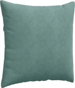 vidaXL Μαξιλάρι Καναπέ 2 pcs Θαλασσί 60 x 60 cm Υφασμάτινο Κορντουρά