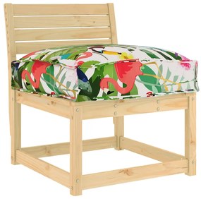 vidaXL Μαξιλάρι παλέτας για κάθισμα Floral Πολύχρωμο 60 x 40 x 8 εκ.
