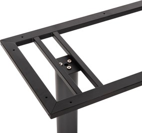 ΒΑΣΗ ΜΠΑΡ ΜΕΤΑΛΛΙΚΗ ΔΙΠΛΗ ΓΚΡΙ ΜΑΤ ΜΕΣΑΙΟΥ ΥΨΟΥΣ 40Χ80Χ90Υεκ. HM478.20