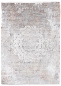 Χειμερινό χαλί μοντέρνο Bamboo Silk 6864A L. Grey D. Beige 200 x 300