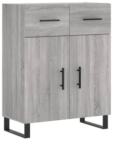 vidaXL Ντουλάπι Γκρι Sonoma 69,5 x 34 x 90 εκ. από Επεξεργασμένο Ξύλο
