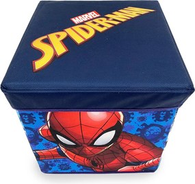 Σκαμπό Με Αποθηκευτικό Χώρο (30X30) Dimcol Spider-Man 09