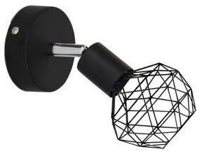 Σποτ Μονόφωτο Aca Aladdin MC15611B Black