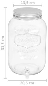 Διανεμητής Ποτών 8050 ml Γυάλινος - Διαφανές